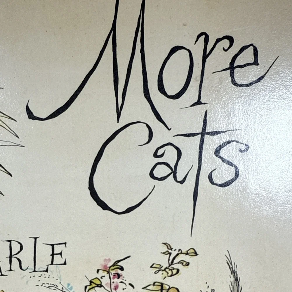 Ronald Searle More Cats 1976 Illustration‎ Hardcover Dust Jacket